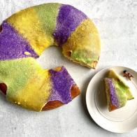 Vallery Lomas makes Raspberry Cream Cheese King Cake, as seen on Food Network Kitchen.